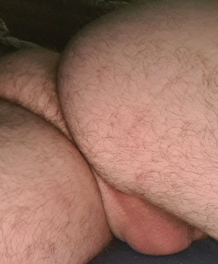 From behind