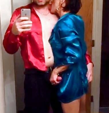 Sensual and Soft Core Satin Milf