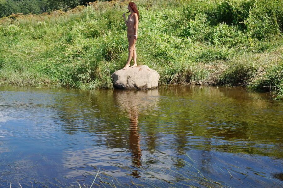 On the Stone in Volga-river