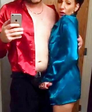 Sensual and Soft Core Satin Milf
