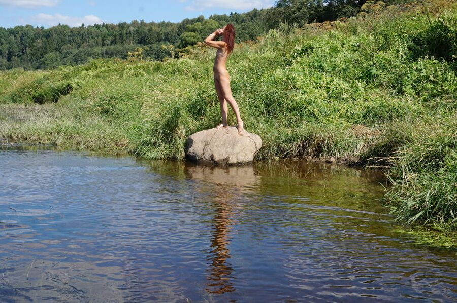 On the Stone in Volga-river