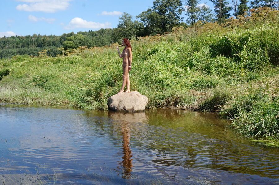 On the Stone in Volga-river