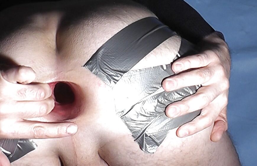 My asshole pumped with a big buttplug giant gape gaping