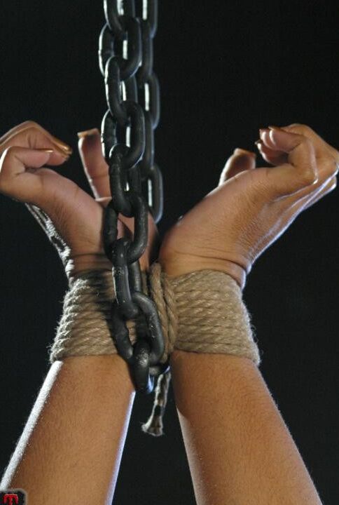 Bound and wanked