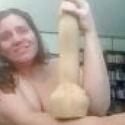 Chunky mom Desi Dae uses sex toys