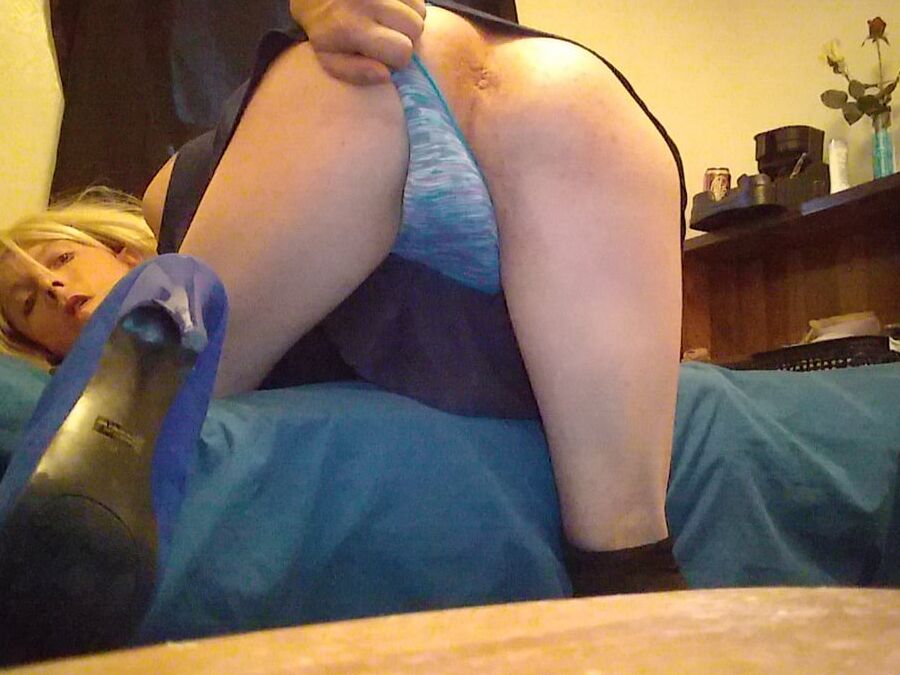 Jessica showing the sexy little sissy gurl she is
