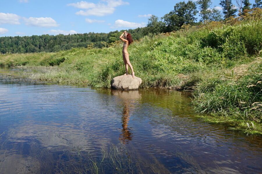 On the Stone in Volga-river