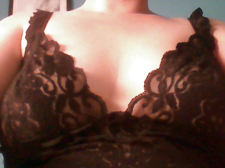 black lace top