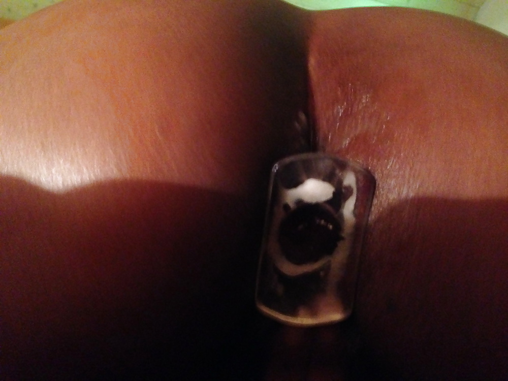 top vinyle et plug anal