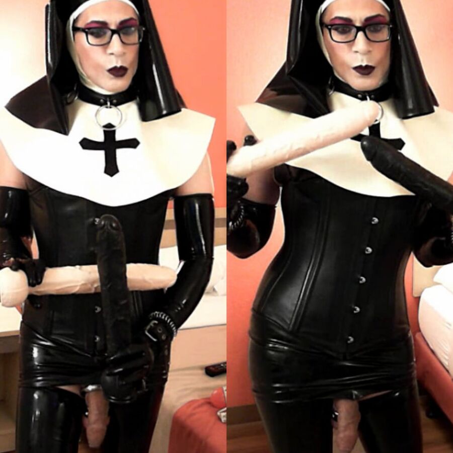 Sissy Rubber Nun