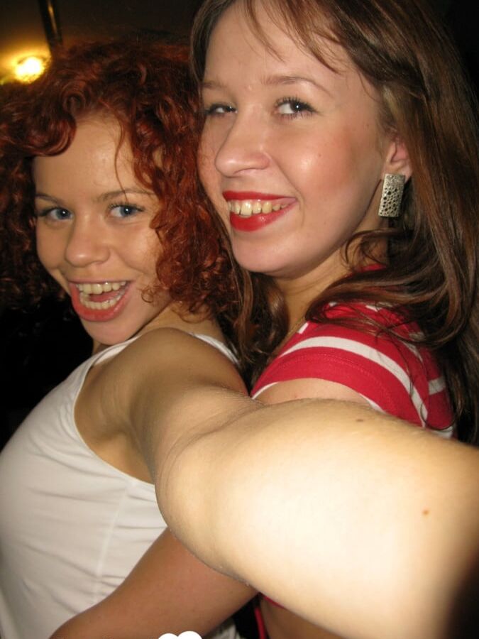 Innocent selfies turn into a hot lesbian adventure