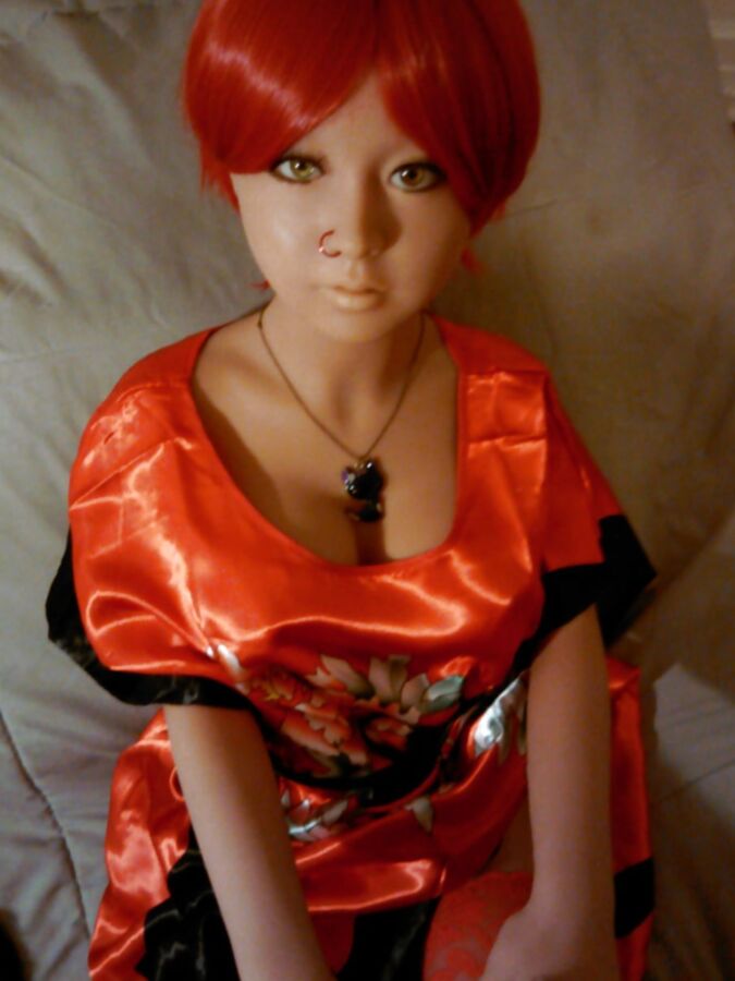Nina is red hot!