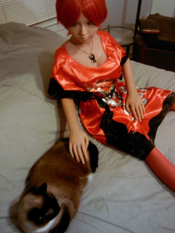 Nina is red hot!