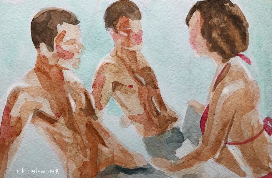 Watercolor pornography