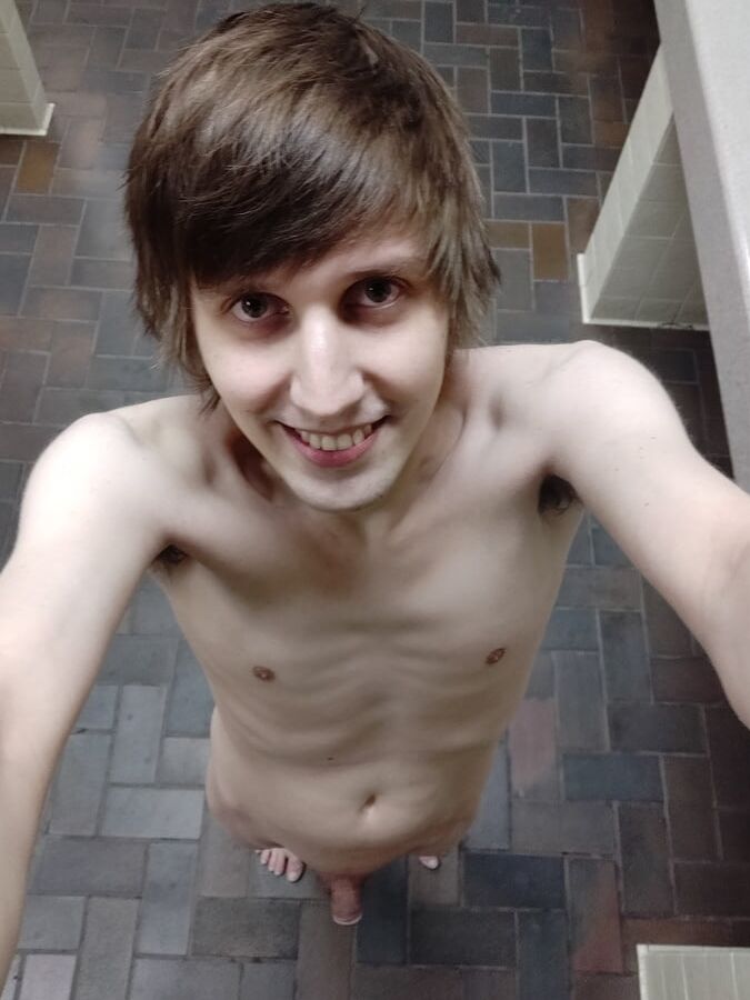 Smooth young boy at the truck stop
