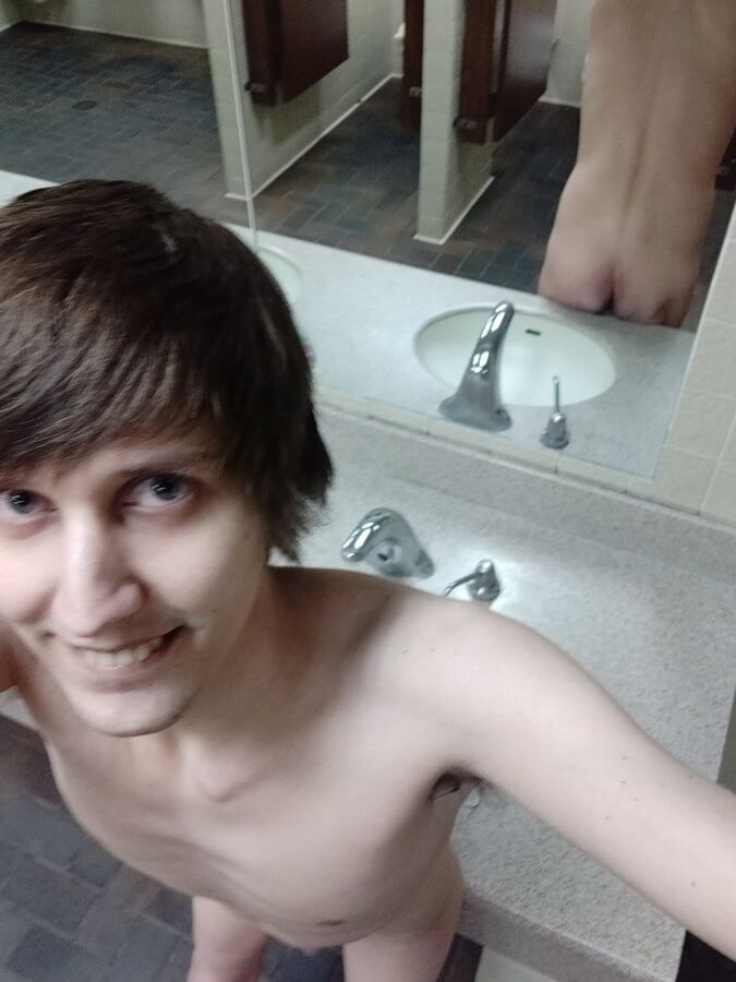 Smooth young boy at the truck stop