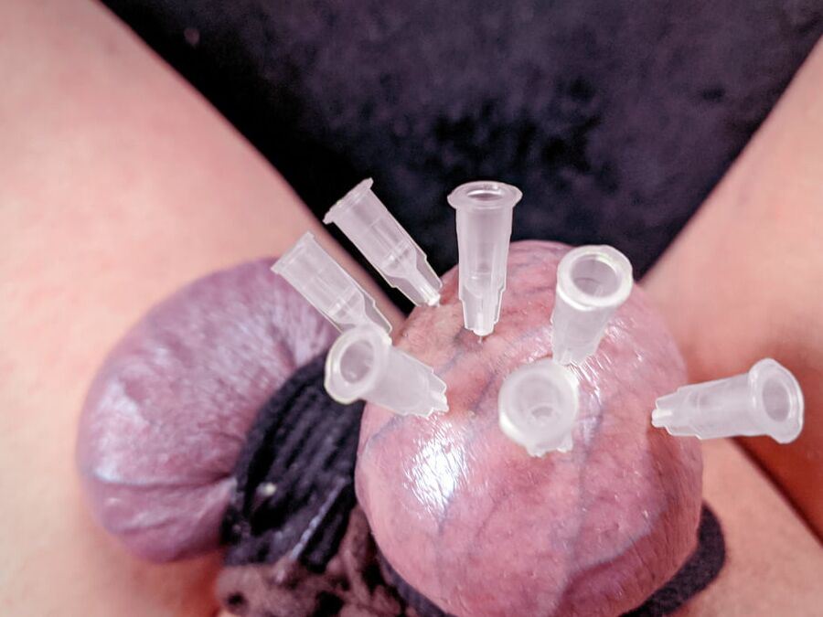 Testicle Skewering Needles in Balls CBT Session