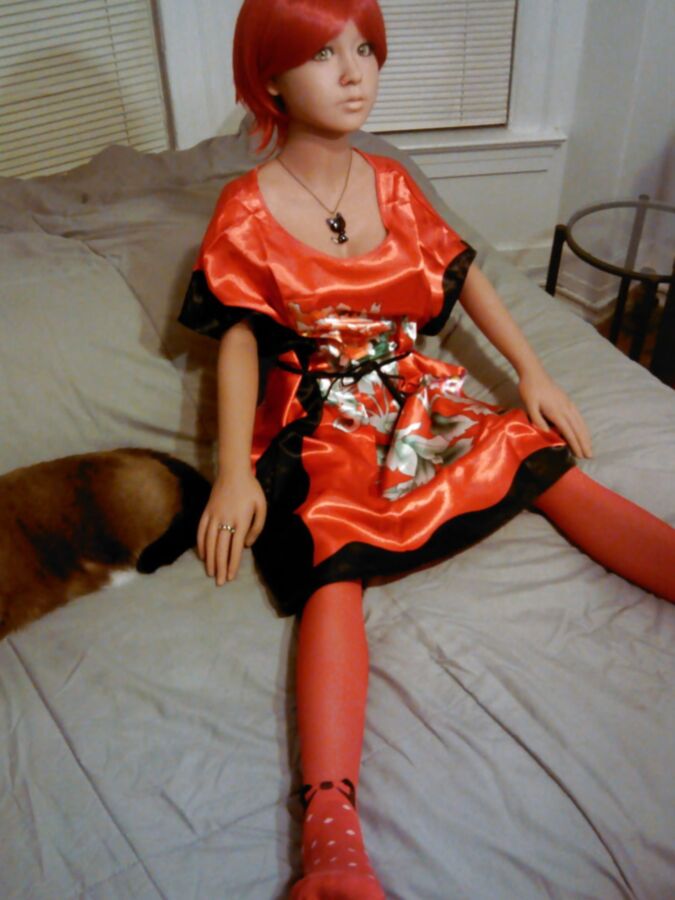 Nina is red hot!