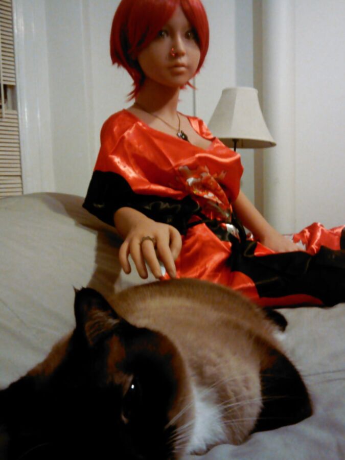 Nina is red hot!
