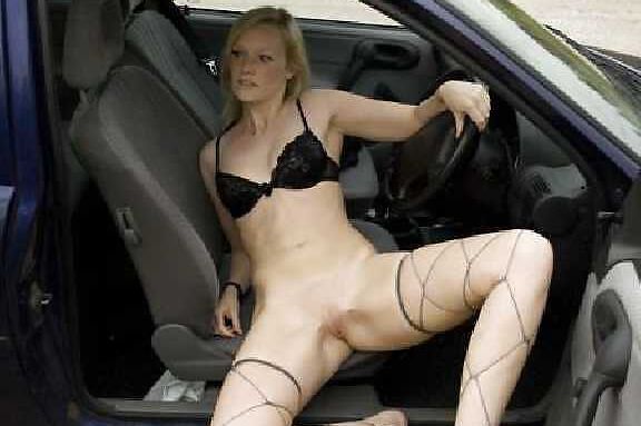 NUDE IN THE CAR