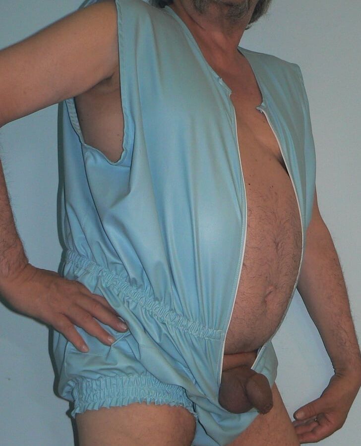 Gummihose babyblau Rubber pants baby blue
