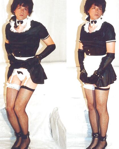 Sissy Maid Served Soft Drink