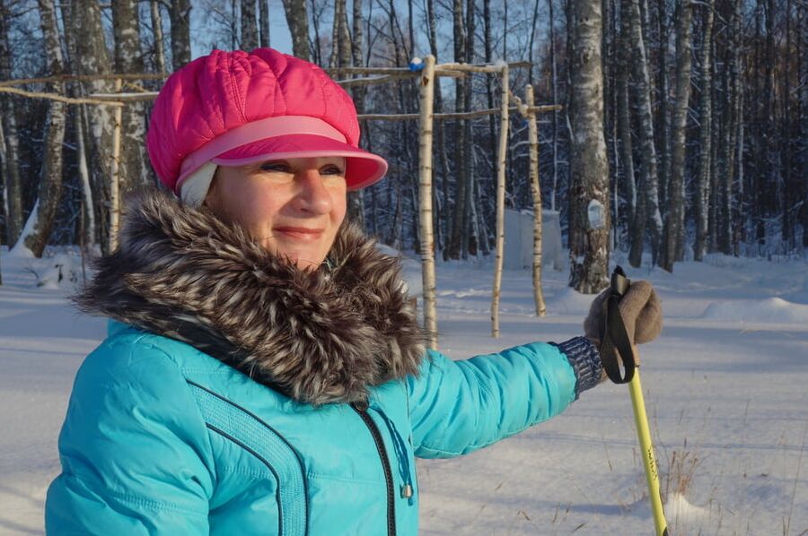 Skiing Portrait