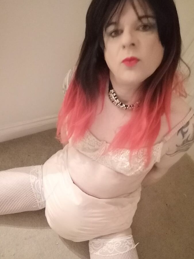 Pretty in pink (plastic pants)