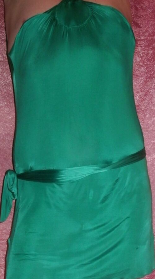 Sissy Boy Lovelaska - Sexy little green dress