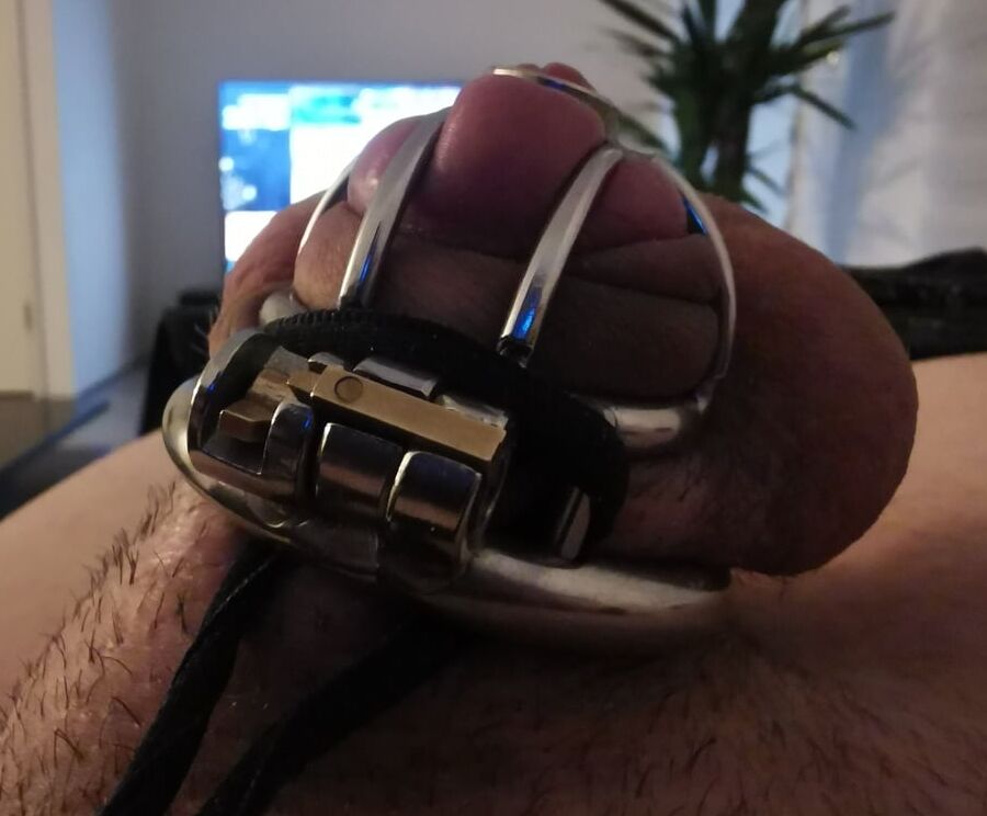 My tiniest chastity cage