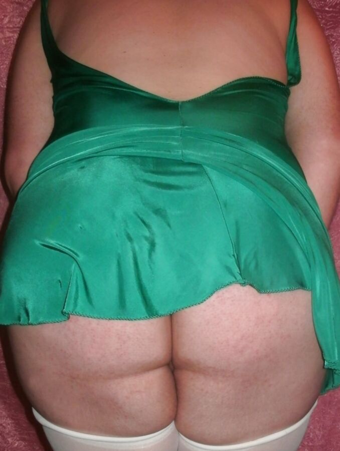 Sissy Boy Lovelaska - Sexy little green dress