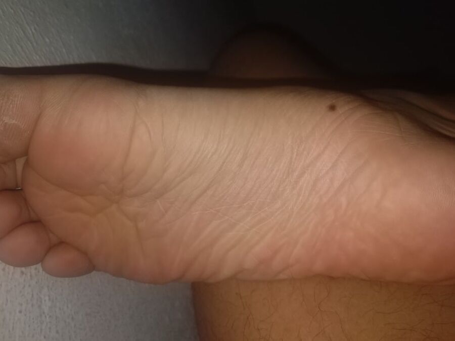 My Feet soles and cock