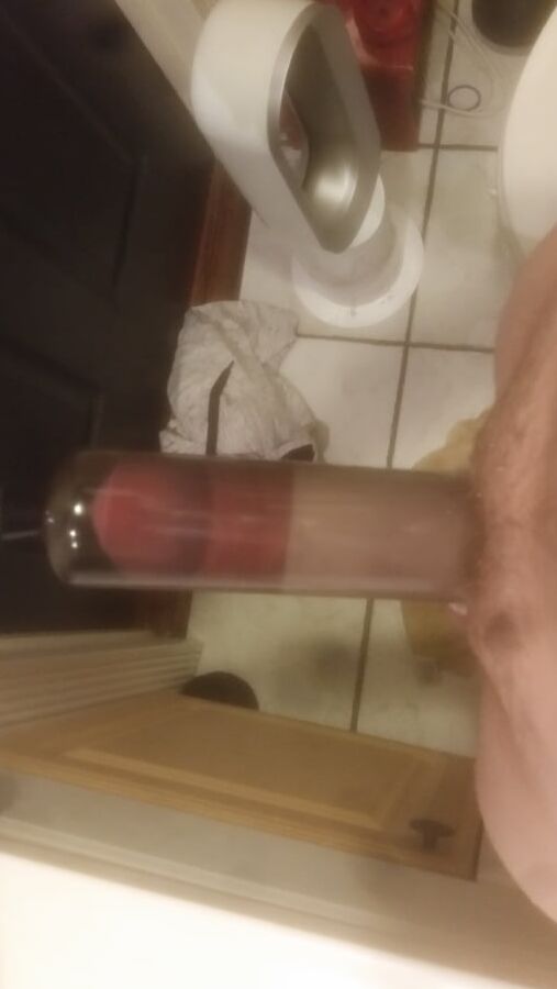 Cock pumping and dick stretching