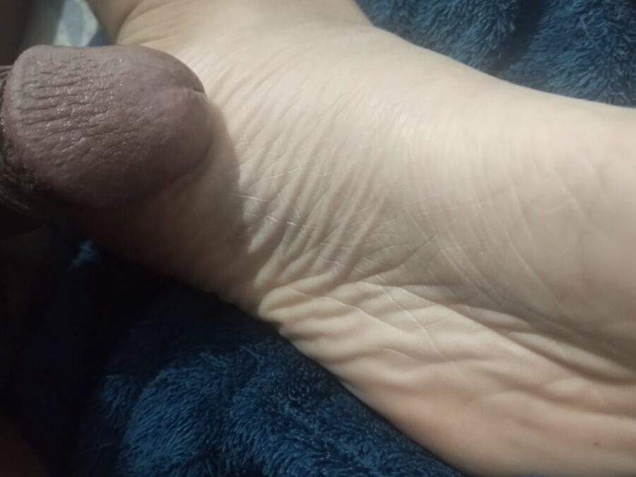 My Feet soles and cock