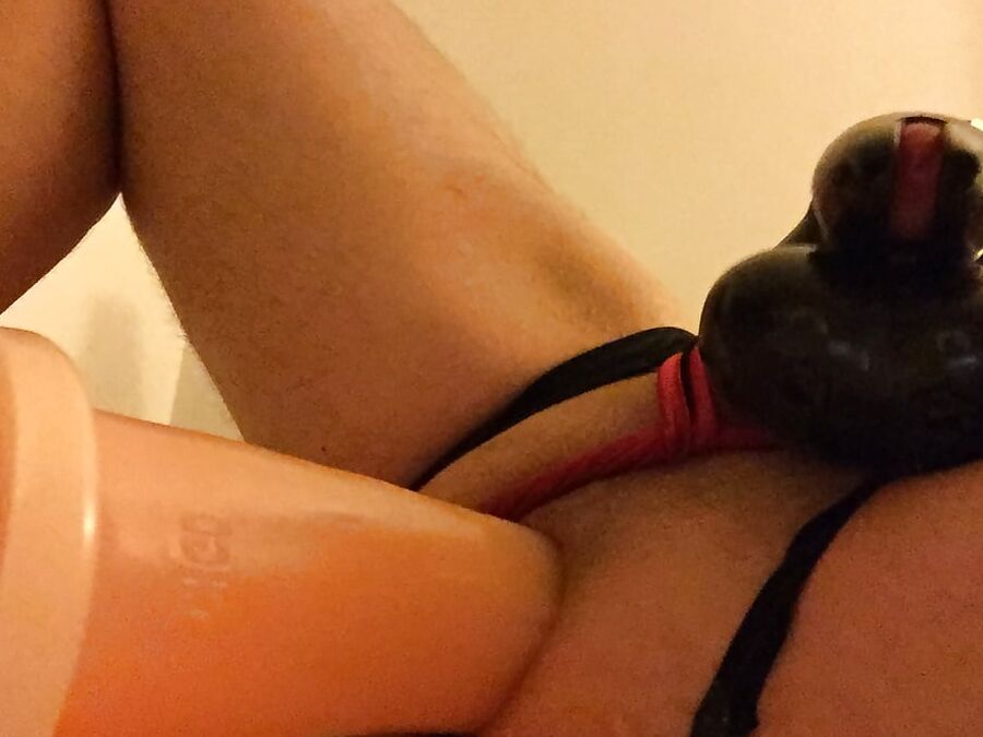 Anal &amp; chastity (with some lingerie too!)