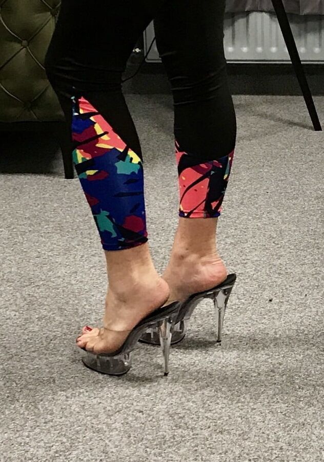 Sports wear and Heels