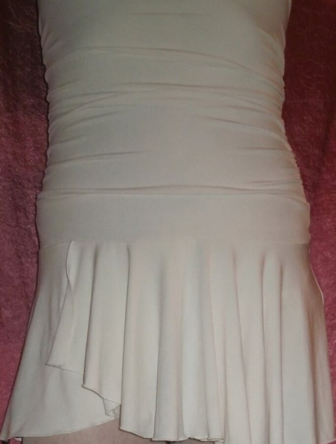 Sissy Boy Lovelaska - My new white dress