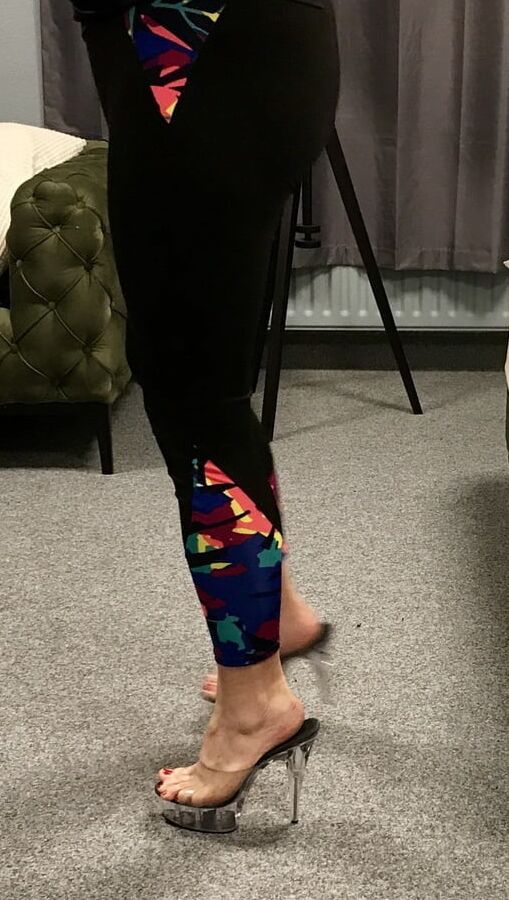 Sports wear and Heels