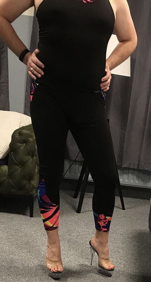 Sports wear and Heels
