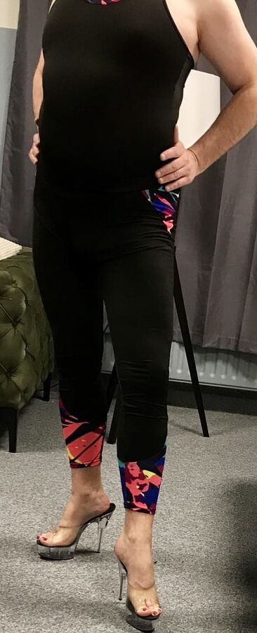 Sports wear and Heels