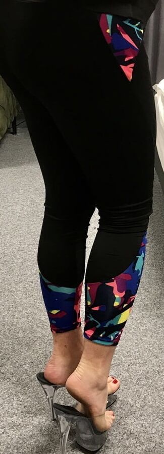 Sports wear and Heels