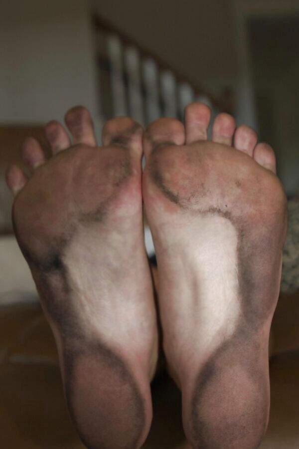 Dirty feet for foot worship and foot freaks