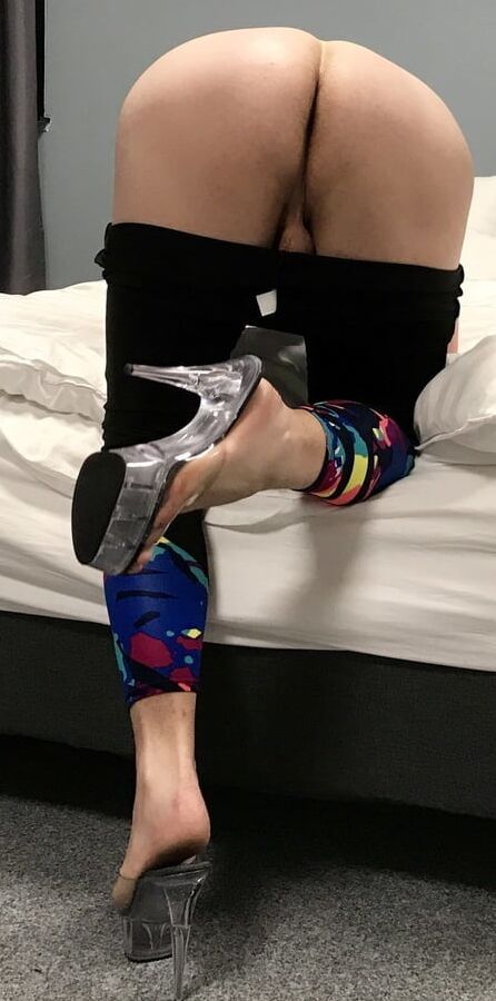 Sports wear and Heels