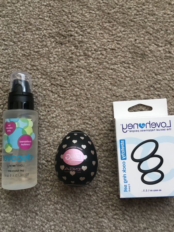 First toys for my British uncut cock masturbation time