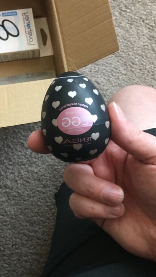 First toys for my British uncut cock masturbation time