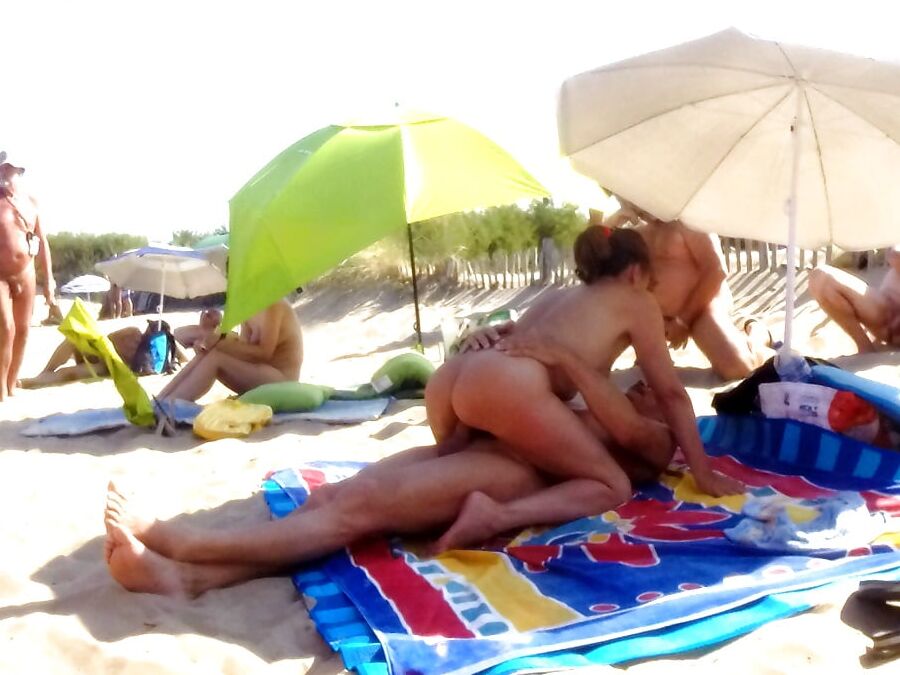 Nude beach sex fun