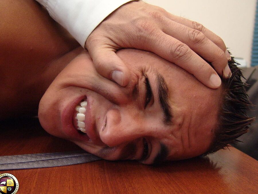 Latino teen Fabio gets punished by the headmaster