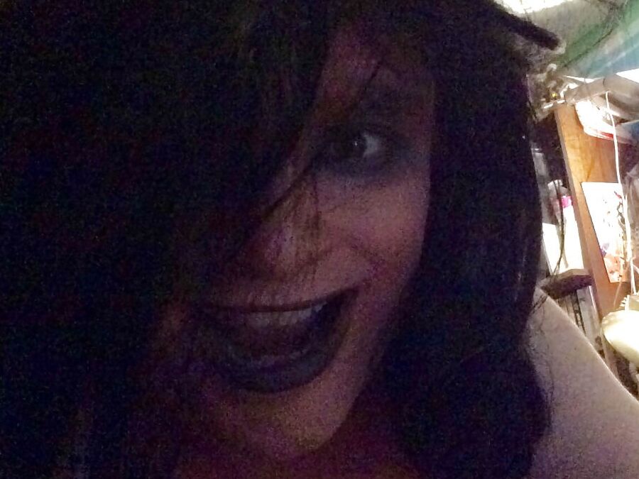 Scary freaky goth sissy