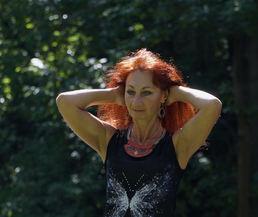 Flaming hair