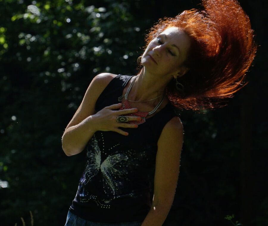Flaming hair